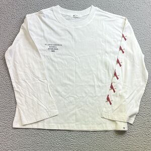 St. Louis Cardinals '47 Brand Womens White Long Sleeve T Shirt‎ Sz Small